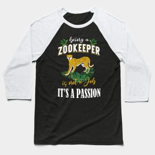 Cheetah Saying Zookeeper Gift Baseball T-Shirt